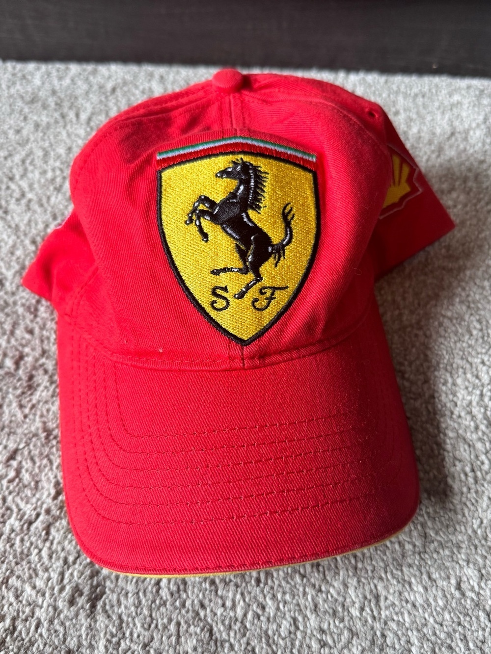 Vintage Scuderia Ferrari F1 Cotton Racing Hat Strap Back One Size